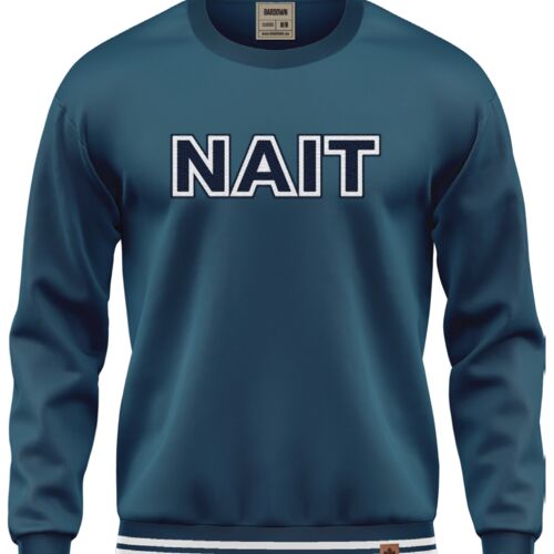 NAIT Fleece Solid Crewneck (Deep Ocean Blue) Thumbnail