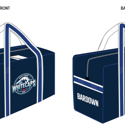 North Shore Whitecaps Goalie  Hockey Bag Thumbnail