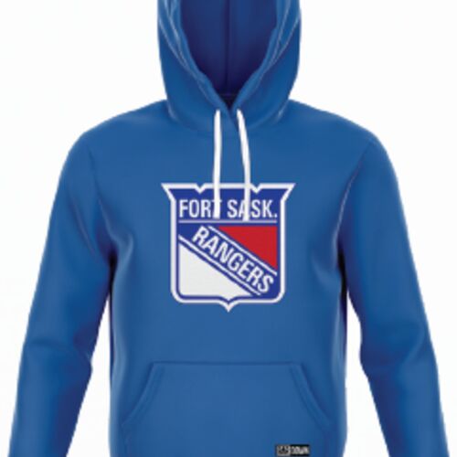 Fort Saskatchewan Rangers Cuff Colored Hoodie - Blue Thumbnail