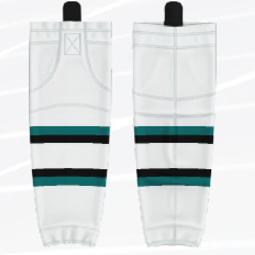 Central Alberta Warriors Sublimated Hockey Socks White - Youth Thumbnail
