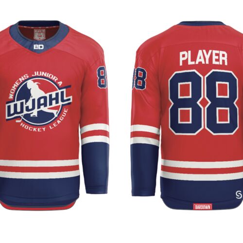 Women’s Junior A Hockey League Sublimated Hockey Jersey Thumbnail