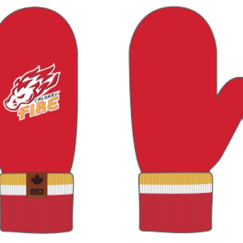 Calgary Fire Classic Mittens Thumbnail