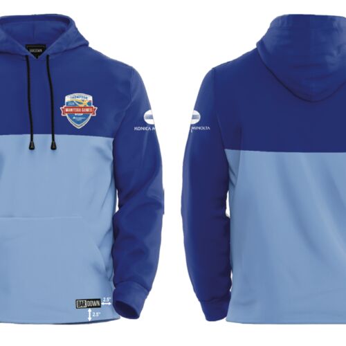 Team Manitoba Splash Streetwear Hoodie - Winnipeg Blue Thumbnail