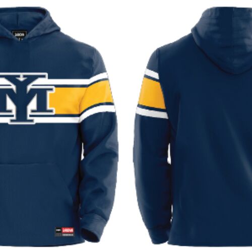Yarmouth Mariners Sublimated Stripe Show Hoodie Youth Thumbnail
