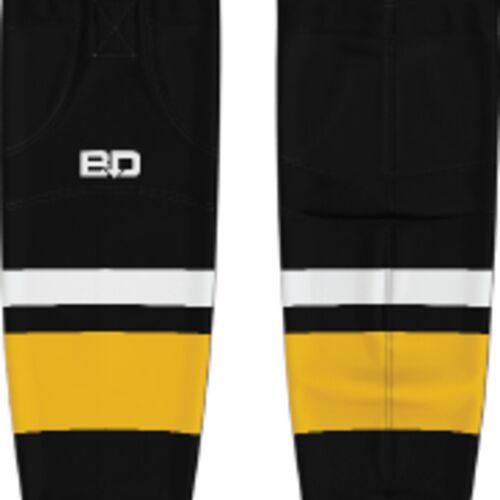 Stony Plain Eagles Cut and Sew Hockey Socks - Black Thumbnail