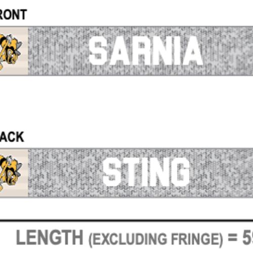 Sarnia Sting Snow Pepper Scarf Thumbnail